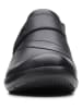 Clarks Leder-Halbschuhe "Angie Pearl" in Schwarz