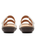 Clarks Leder-Pantoletten "Laurieann Cove" in Weiß