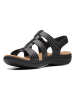 Clarks Leder-Sandalen "Laurieann Vine" in Schwarz
