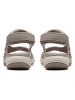Clarks Sandały "Mira Bay" w kolorze szarobrązowym