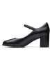 Clarks Skórzane czółenka "Freva 55" w kolorze czarnym