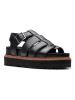Clarks Leder-Sandalen "Orianna Twist" in Schwarz