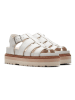 Clarks Leder-Sandalen "Orianna Twist" in Weiß