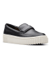 Clarks Leder-Mokassins "Mayhill Cove" in Schwarz