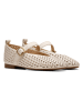 Clarks Leren ballerina's met bandje "Fawna" beige