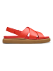 Clarks Leren sandalen "Aristella Sun" rood
