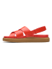 Clarks Leder-Sandalen "Aristella Sun" in Rot