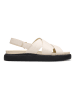Clarks Leder-Sandalen "Aristella Sun" in Creme