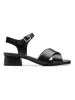 Clarks Leren haksandalen "Serina 35 Cross" zwart