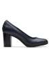 Clarks Leder-Pumps "Bayla Carly" in Dunkelblau