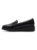 Clarks Leder-Mokassins "Sharon Pace" in Schwarz
