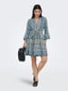 ONLY Kleid in Blau/ Beige