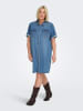 ONLY Carmakoma Spijkerjurk blauw
