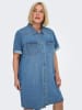 ONLY Carmakoma Spijkerjurk blauw