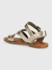 TOMS Leren sandalen goudkleurig