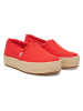 TOMS Espadryle w kolorze czerwonym