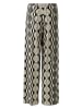 Miss Lagotte Spodnie w kolorze czarno-kremowym