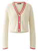Miss Lagotte Cardigan in Creme/ Rot