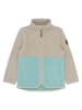 mikk-line Fleece vest beige/turquoise