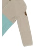 mikk-line Fleece vest beige/turquoise
