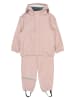mikk-line 2-delige regenoutfit  lichtroze