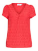 Vila Bluse "Viamalina" in Rot