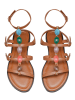 C'M Sandalen in Hellbraun
