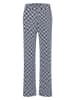 MAC Spodnie "Chiara" w kolorze czarno-białym
