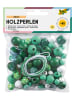 folia PAPER Houten kralen groen - vanaf 5 jaar - 60 g