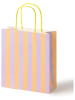 folia PAPER Torebki papierowe "M Stripes Neon" - 6+