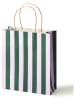 folia PAPER Torebki papierowe "M Stripes Glow Up" - 6+