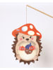 folia PAPER Laternen-Bastelset "Hedgehog" in Beige/ Braun/ Rot - ab 5 Jahren