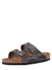 Birkenstock Leren slippers "Arizona" bruin - wijdte N