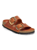 Birkenstock Leder-Pantoletten "Arizona Big Buckle" in Orange