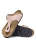 Birkenstock Leder-Zehentrenner "Gizeh" in Rosa