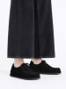 Birkenstock Leder-Schnürschuhe "Utti" in Schwarz
