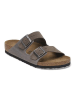 Birkenstock Leder-Pantoletten "Arizona" in Anthrazit