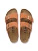 Birkenstock Leder-Pantoletten "Arizona" in Orange