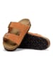 Birkenstock Leder-Pantoletten "Arizona" in Orange