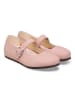 Birkenstock Leder-Ballerinas "Santa Clarit" in Rosa