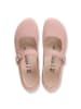 Birkenstock Leren ballerina's "Santa Clarit" lichtroze
