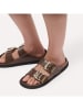 Birkenstock Pantoletten "Arizona" in Braun