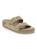 Birkenstock Skórzane klapki "Arizona" w kolorze khaki