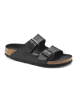 Birkenstock Pantoletten "Arizona" in Schwarz - Weite S