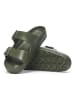 Birkenstock Slippers "Arizona" groen - wijdte N
