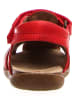 Naturino Leren enkelsandalen rood