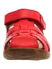 Naturino Leren enkelsandalen rood
