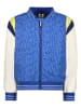 B.Nosy Sweatvest "James" blauw/wit/geel