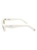 Jacquemus Okulary przeciwsłoneczne unisex w kolorze biało-beżowym