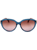 Longchamp Damen-Sonnenbrille in Blau/ Braun